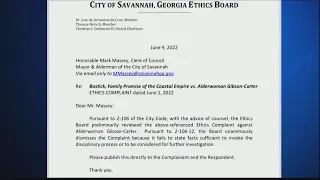 Ethics board dismisses Family Promise complaint against Gibson-Carter