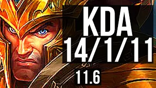 JARVAN IV vs LEE SIN (JUNGLE) | 14/1/11, 2.3M mastery, Legendary, 800+ games | KR Diamond | v11.6