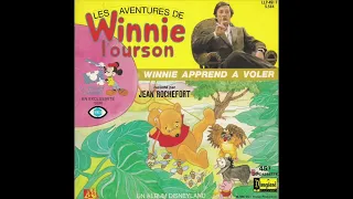 Livre-disque "Les aventures de Winnie l'Ourson : Winnie apprend à voler" (45 t. version intégrale)