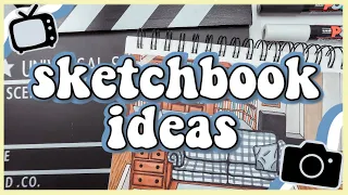5 Ways to Fill Your Sketchbook - TV/Movie edition! Drawing ideas you NEED to try