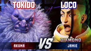 SF6 ▰ TOKIDO (Akuma) vs LOCO03 (Jamie) ▰ High Level Gameplay