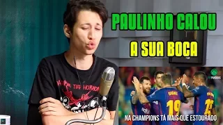 REACT ♫ O PAULINHO SURPREENDEU VOCÊ? | Paródia Bruno Mars (FutParodias)