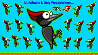 All Animals Evolution And Just Eat Woodpeckers (EvoWorld.io)