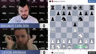 PAWN ENDGAME!! Levon Aronian vs Magnus Carlsen || Rapid Chess 2021