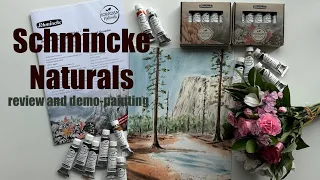 Schmincke Naturals: review about this fusion of watercolour and gouache