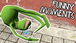 GMOD FUNNY MOMENTS! (ft. Bridge Worm, Siren Head, Cartoon Cat & more) | JustJoeKing