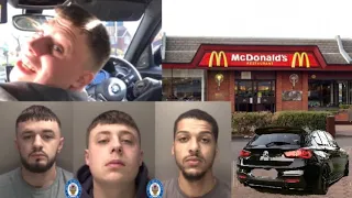 Birmingham £500,000 Car Robbery Gang Ambushed By Police In A McDonalds Drive Thru