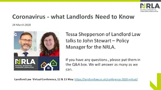 Coronavirus and landlords - what you need to know