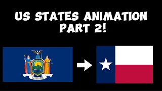 US States ANIMATION Part 2 🇺🇸