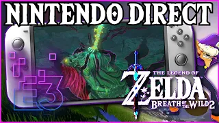 Nintendo Direct E3 2021 & Zelda Breath of the Wild 2 Live Reactions & Analysis