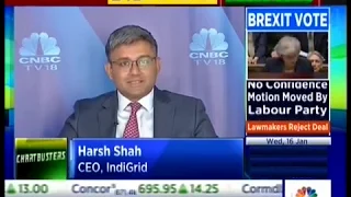 IndiGrid CEO Harsh Shah Interview On IndiGrid Q3 Results - CNBC TV18 | Sterlite Power