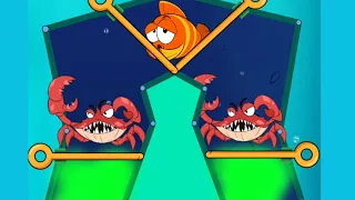 save the fish / pull the pin level android game save fish game pull the pin / mobile game