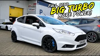 FULL SEND! THE FIESTA ST GETS A *EVEN BIGGER TURBO* WHAT POWER?!