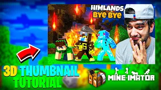How Make 3D Thumbnail Likes @YesSmartyPie On Pc Tutorial 2024