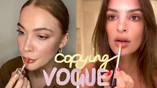 COPYING A VOGUE BEAUTY SECRETS TUTORIAL | Bethan Lloyd