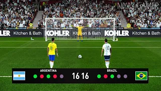 PES 2020 | Argentina vs Brazil | Penalty Shootout | Messi vs Neymar | Gameplay PC