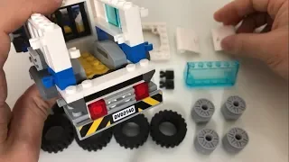 How to build lego police van(speed build)