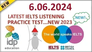 BRITISH COUNCIL IELTS LISTENING PRACTICE TEST 2024 | 6.06.2024