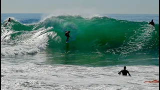 Best Skimboarding Wave at The Wedge Ever? John Weber Scores The Wave of The Day and maybe Year