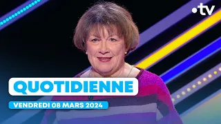 Emission Quotidienne du Vendredi 08 Mars 2024 - Questions pour un Champion