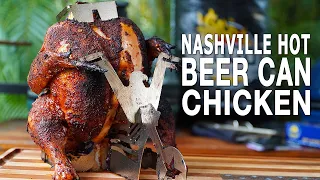 Nashville Hot Beer Can Chicken on a Big Green Egg | FOGO CHARCOAL