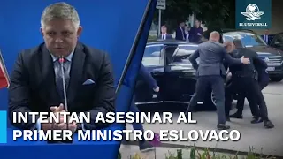 Atacan a balazos al primer ministro de Eslovaquia, Robert Fico; está en estado crítico