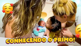 FILMEI A REAÇÃO DAS MARIAS CONHECENDO O PRIMINHO PELA PRIMEIRA VEZ!!!