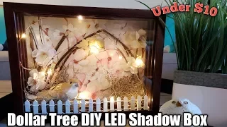 Dollar Tree DIY LED Shadow Box*My FAVORITE DIY* Super Easy!