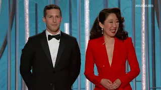 Sandra Oh and Andy Samberg Monologue - 2019 Golden Globes (Highlight)