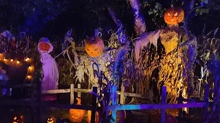 Meers Manor Home Haunt 2022 nighttime walk through