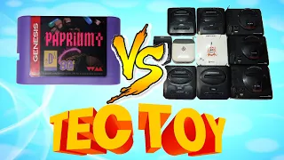 PAPRIUM VS Varios Modelos de Mega Drives da TECTOY !