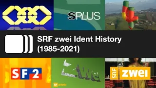 SRF zwei Ident History (1985-2021)