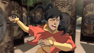 Korra practicando Aire Control por primera vez | Avatar: La Leyenda de Korra [HD]