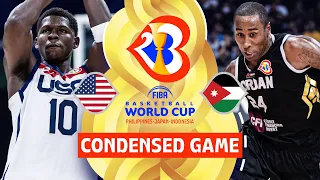 USA 🇺🇸 vs Jordan 🇯🇴 | Full Game Highlights | FIBA Basketball World Cup 2023