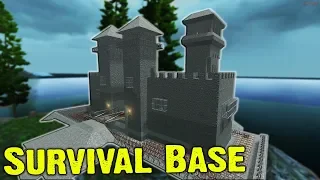 Impressive Horde Night Survival Crafted Base - 7 Days To Die Alpha 18