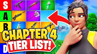 Ranking EVERY Weapon & Item in Fortnite Chapter 4!