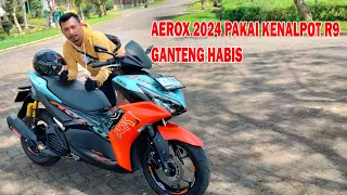 AEROX 2024 PAKAI KENALPOT R9 GANTENG HABIS