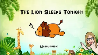 Musicograma "The lion sleeps tonight"