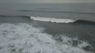 Surfing Hurricane Henri in Long Beach, NY.   🏄‍♂️