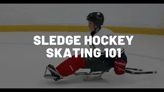 SLEDGE HOCKEY DRILLS AND SKILLS | SKATING 101