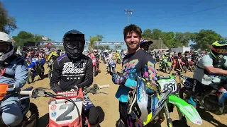 ALL 225 RIDERS ON THE TRACK AT DAY IN THE DIRT DOWN SOUTH 2023