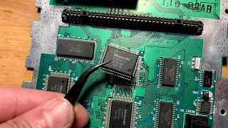 Super Nintendo (SNES) repair! Bad colors, diagnosis, and chip swap!