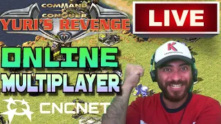 Online Multiplayer Command & Conquer Red Alert 2 Yuri's Revenge LIVE STREAM in CnCNet