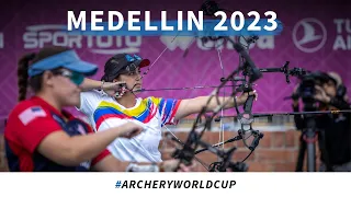 Sara Lopez v Alexis Ruiz – compound women Semifinal 2 | Medellin 2023 World Cup S3