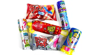 Jumbo Push Pop Triple Power Push Pop Candy Pop Ring Mystery Surprise Pop Candy Unboxing & Review