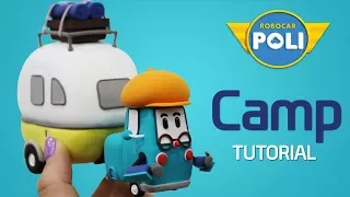 Transformed into clay♥ Camp became so soft! | Friends of Robocar POLI | Gony’s Claytown