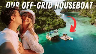 Living on a Houseboat in the Philippines (Our families hidden off-grid home)