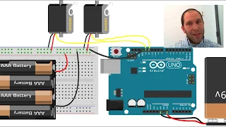 Arduino | Powering Multiple Servos and Motors