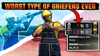 6 Sad Tryhard Griefers Jumped Me Thinking Im A Noob So I Brought Them Pain (GTA 5 Online)