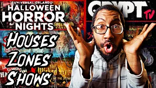 Universal Studios Orlando Halloween Horror Nights 2021 Original Houses, Scare Zones, Live Shows Info